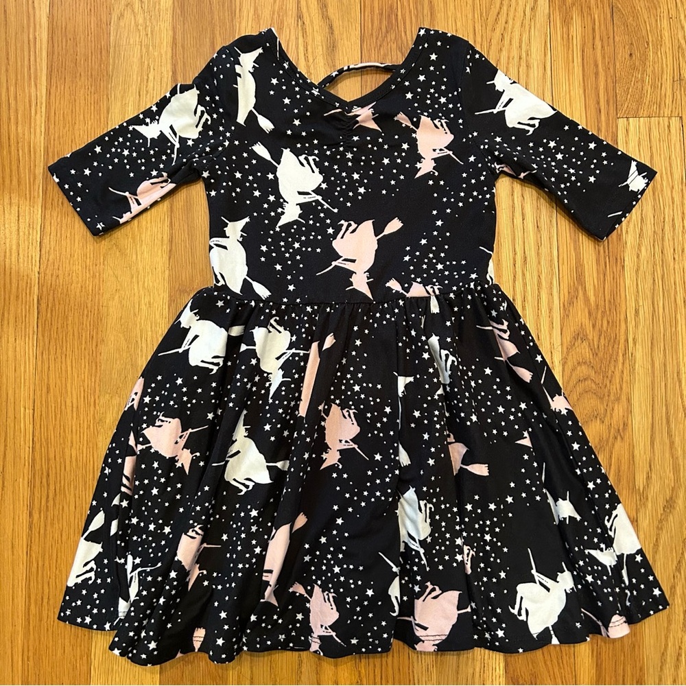 DotDotSmile 3/4 Witch Print Dress